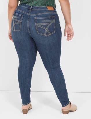 Seven7 Skinny Jean With Back Pocket Embroidery