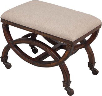 Sterling Home Single Arc Woodland Dark Stain bench