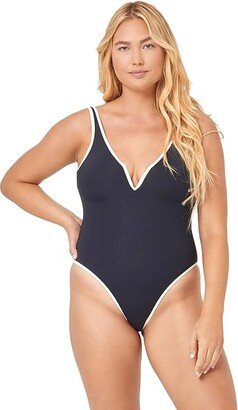 Coco One-Piece Classic (Black/Cream) Women's Swimsuits One Piece