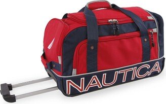 Submariner 22 Rolling Duffel - Red, Navy