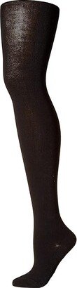 Combed Cotton Family Tights (Black) Hose