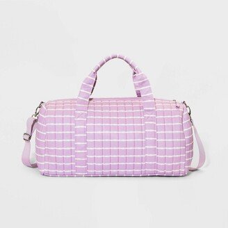 Girls' Quilted Duffel Bag - art class™ Purple