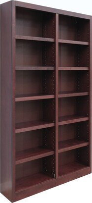 Concepts in Wood Double Wide Bookcase, 12 Shelves