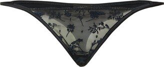 String cotton lace briefs