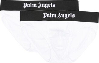 Logo-Print Briefs (Pack Of Two)