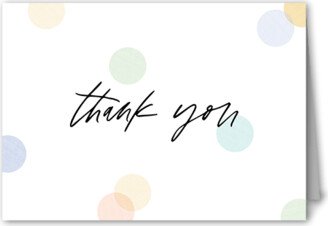 Thank You Cards: Gorgeous Moniker Thank You Card, White, 3X5, Matte, Folded Smooth Cardstock