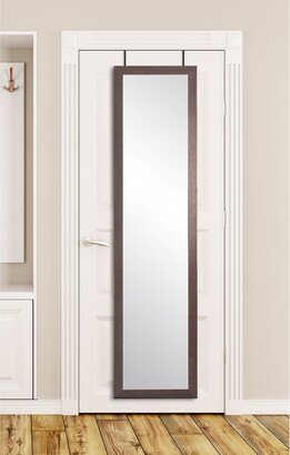 Brandtworks Textured Espresso Over the Door Mirror