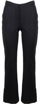 High-Waist Straight-Leg Trousers-BE