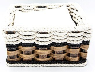 Cottage Black Napkin Basket