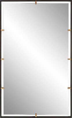 09845 Egon 47-1/2 x 27-3/8 Rectangular Flat Full Length - Aged Bronze