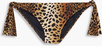 Ponza leopard-print low-rise bikini briefs