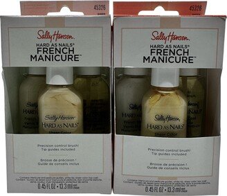 Hard as Nails French Manicure Sheer Romance 0.45 OZ Set of 2