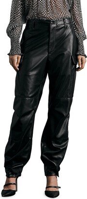 Sands Faux Leather Cargo Pants