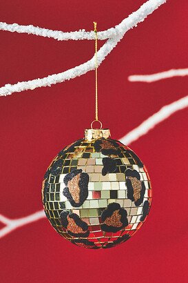 Leopard Disco Ball Ornament