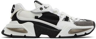 White & Black Airmaster Sneakers