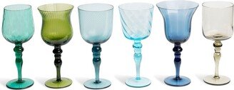 Assorted Wine Goblets (Set Of Six)