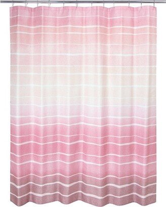 Metallic Ombre Striped Shower Curtain - Allure Home Creations