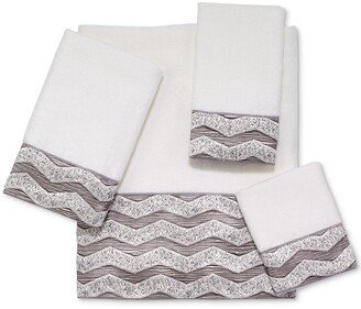 Galaxy Chevron Bordered Cotton Hand Towel, 16