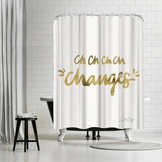 71 x 74 Shower Curtain, Bowie by Cat Coquillette