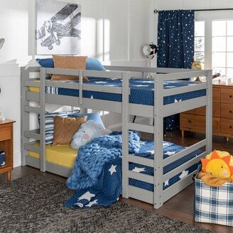 Twin Over Twin Indy Solid Wood Low Kids' Bunk Bed - Saracina Home