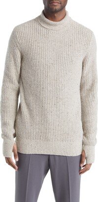 Talbot Tweed Wool Blend Turtleneck Sweater