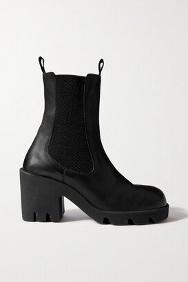 Leather Chelsea Boots - Black-AA