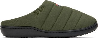 NANGA Khaki Subu Edition Quilted Slippers