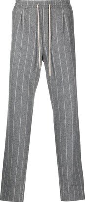 Boggi Milano Pinstripe-Print Straight-Leg Trousers