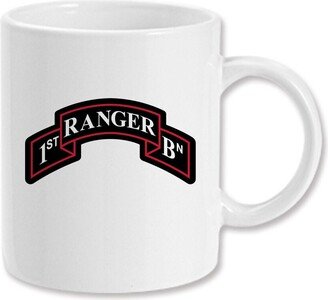 1st Ranger Battalion Tab Military 11 Ounce Ceramic Coffee Mug Teacup