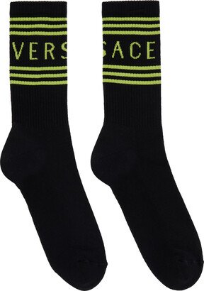 Black 90's Vintage Socks