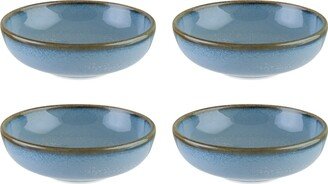 Turgla Home 4Xsky Porcelain Bowl Blue Round 4.00 X 4.00 X 0.75 Set Of Four