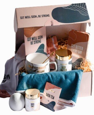 Lovery Care Package, Get Well Soon Gift Basket, Self Care Gifts, Sympathy Gift and Spa Kit, Body Care Gift Set, 13 Piece