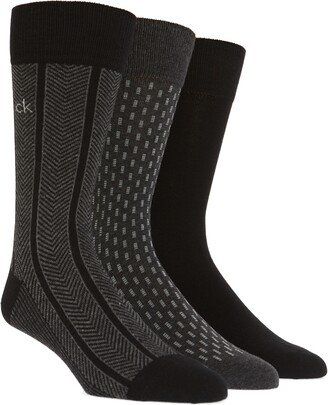 3-Pack Cotton Blend Socks