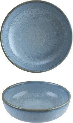 Turgla Home Sky Porcelain Bowl Blue Round 5.50 X 5.50 X 2.00