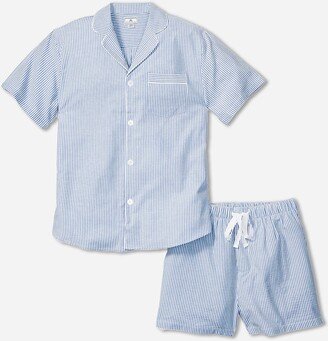 Petite Plume™ men's seersucker short set