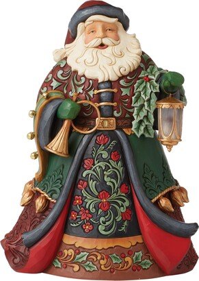 Jim Shore Collector Santa Lantern Figurine