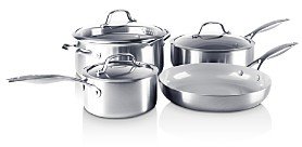 Venice Pro Stainless Steel Ceramic Non-Stick 7-Piece Cookware Set