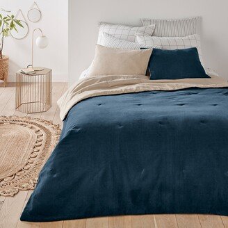 La Redoute Interieurs Velvet Cotton Bedspread-AA