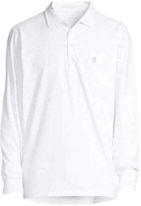 B Draddy Jack Long-Sleeve Pocket Polo Shirt