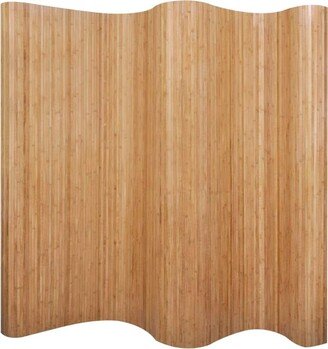 Room Divider Bamboo Natural 98.4x65