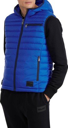 Drew Down Blend Packable Hooded Puffer Vest