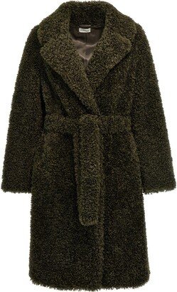 Fake shearling fur coat