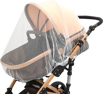 Shatex Mosquito Net for baby Stroller 1.8*4.92ft,White