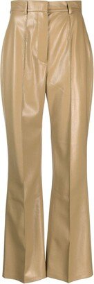 Leena faux-leather trousers-AC