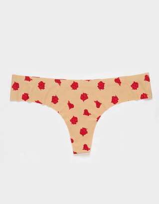 LOVE LIBBY Floral Lasercut Thong-AB