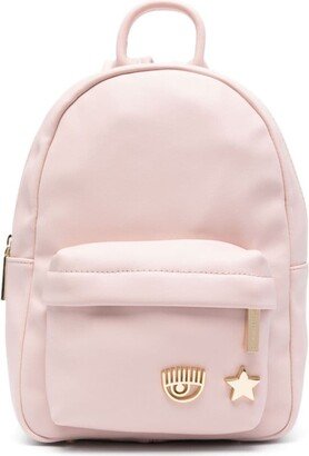 Eyelike zipped backpack