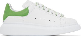 White & Green Oversized Sneakers