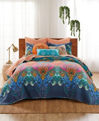 Home Mackenzie Reversible 3-Piece Bedspread Set, Queen