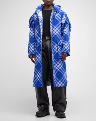 Men's Knight IP Check Duffel Coat