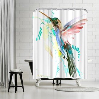 71 x 74 Shower Curtain, Hummingbird Baby by Suren Nersisyan